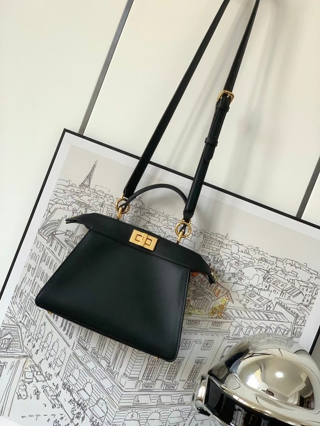 Fendi Peekaboo Iseeu Small leather bag 8BN327A black