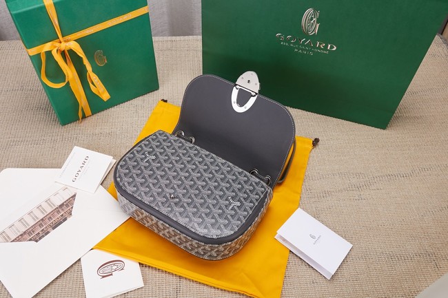 Goyard Calfskin Leather shoulder bag 9967 gray