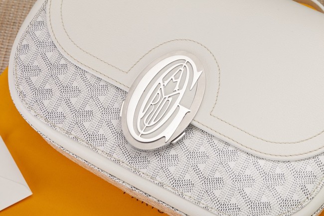 Goyard Calfskin Leather shoulder bag 9967 white