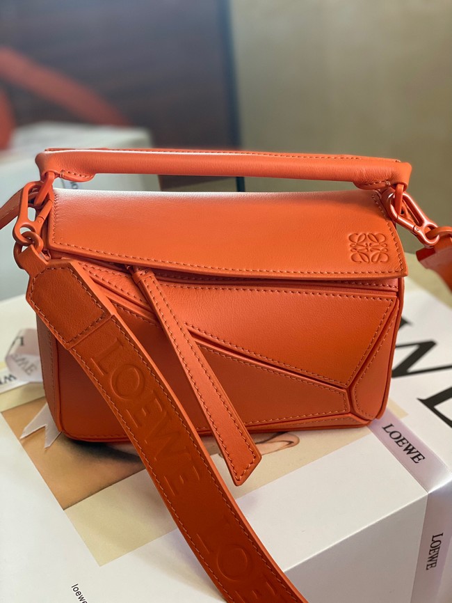 Loewe mini Puzzle Bag Original Leather 6223 orange