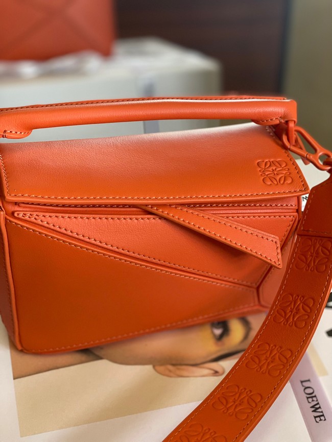 Loewe mini Puzzle Bag Original Leather 6223 orange