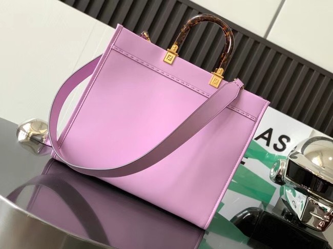 Fendi Sunshine Medium leather shopper 8BH386A Lavender