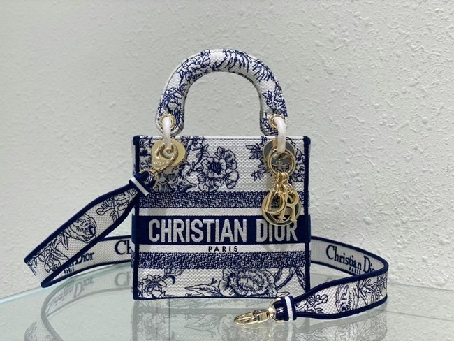 DIOR MINI LADY D-LITE BAG Embroidery M0500BZ-2