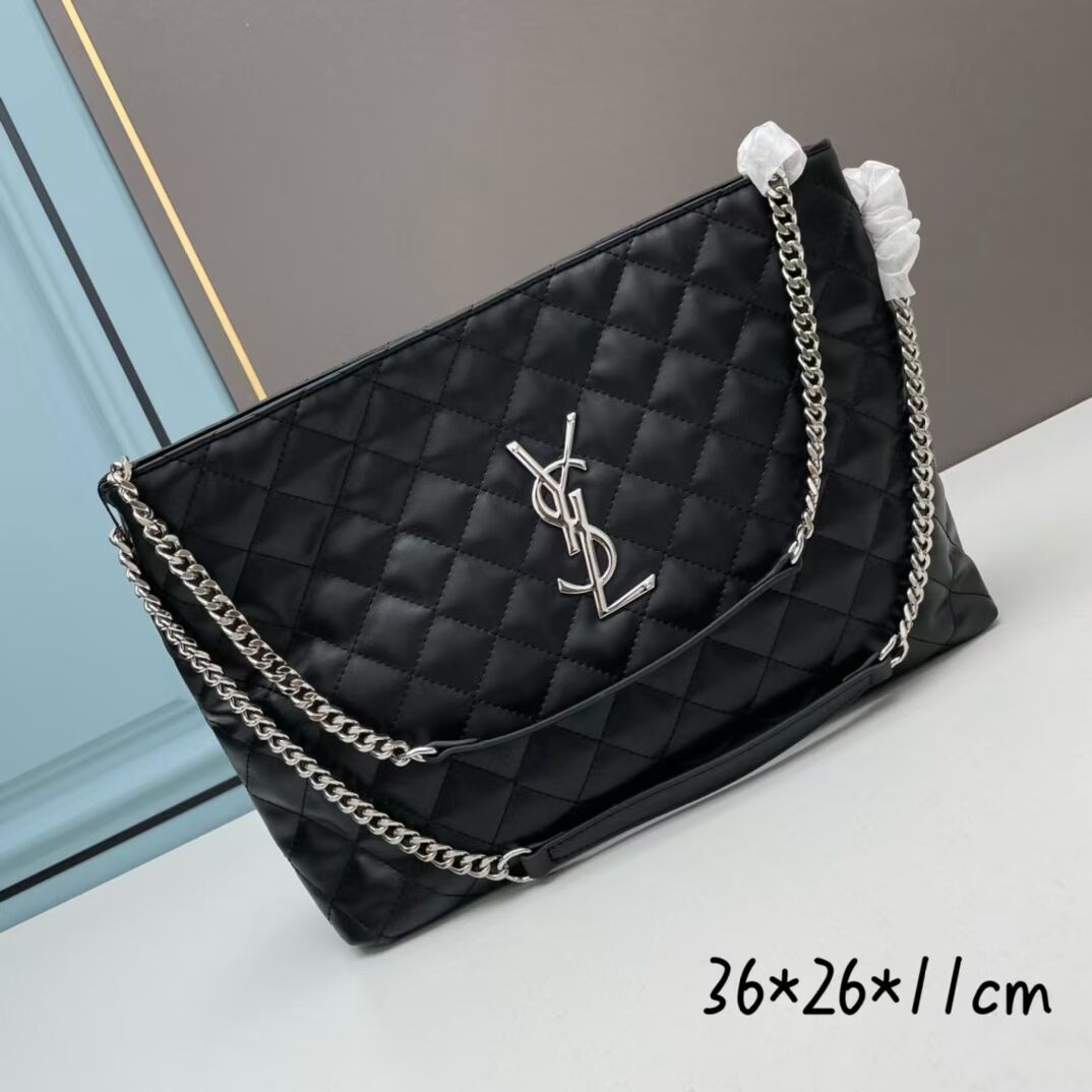 SAINT LAURENT LEATHER BAG 202611 BLACK