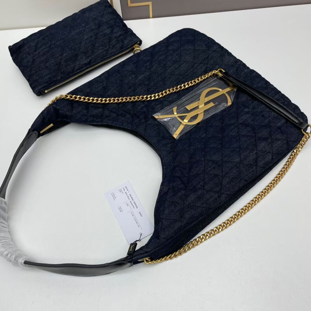 SAINT LAURENT SHOPPING Denim bag Y203434 darkblue