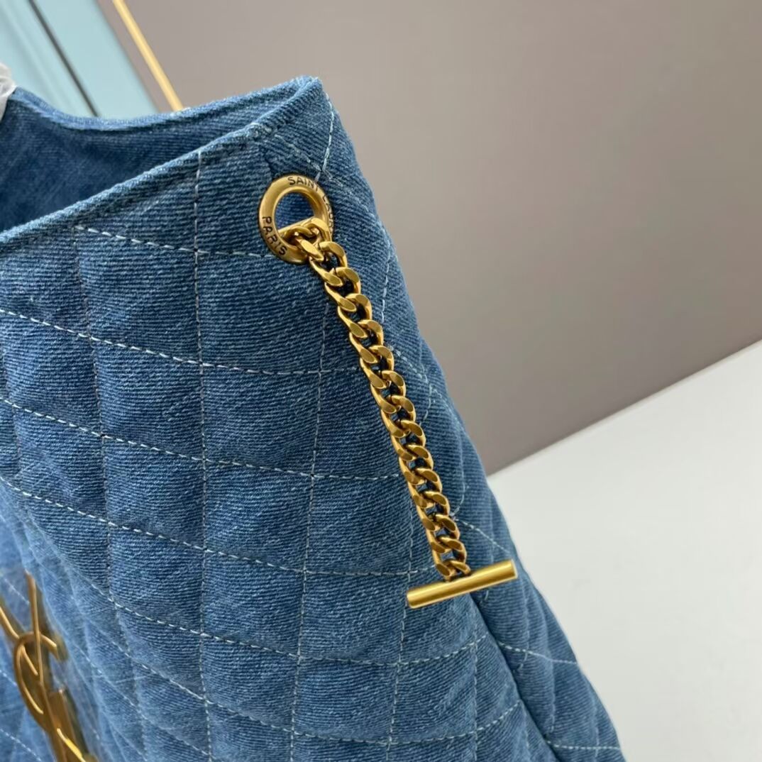 SAINT LAURENT SHOPPING Denim bag Y205320 blue