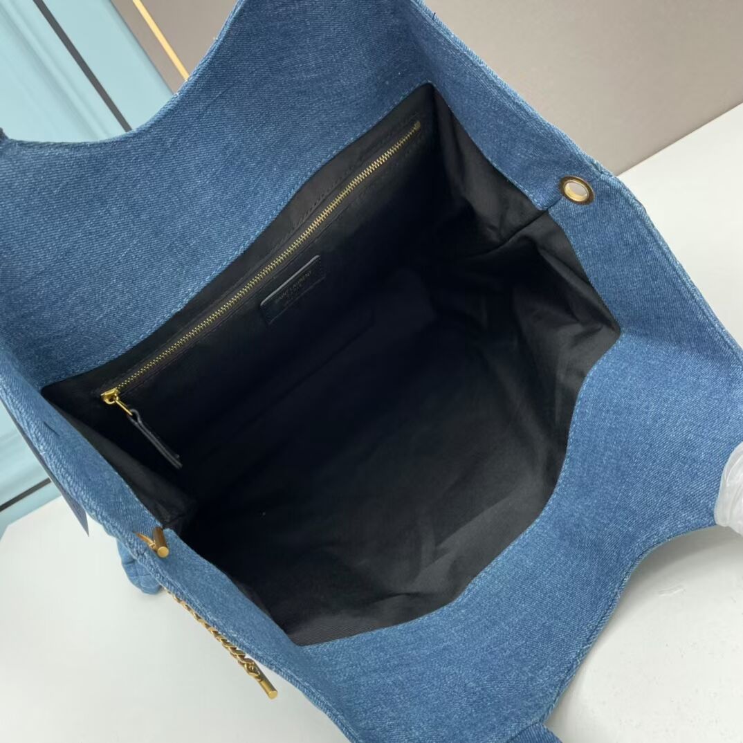 SAINT LAURENT SHOPPING Denim bag Y205321 blue