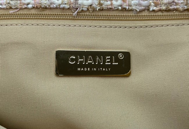 CHANEL 19 HANDBAG AS1160&AS1161 light pink