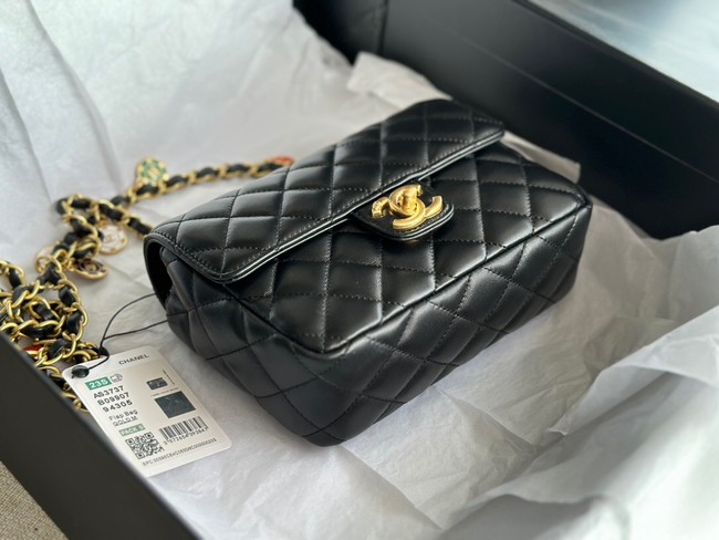 CHANEL MINI FLAP BAG AS3737 black