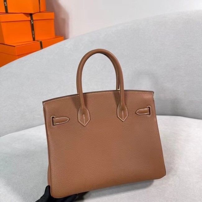 Hermes Original Togo Leather HB30O brown