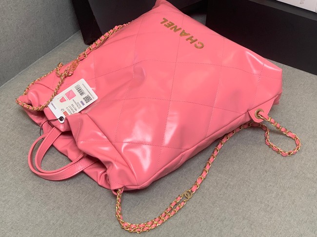 LARGE BACK PACK CHANEL 22 AS3313 PINK&GOLD