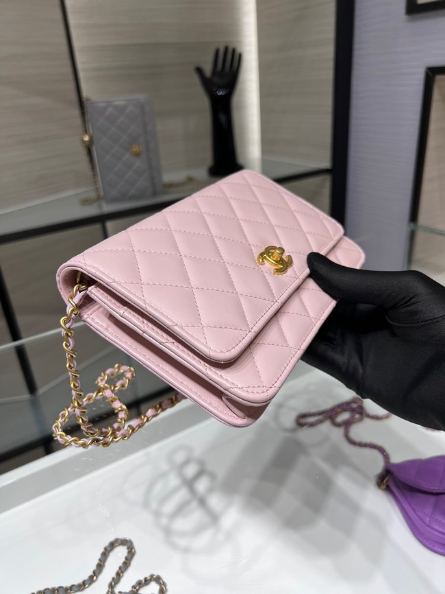 CHANEL WALLET ON CHAIN AP1450 pink