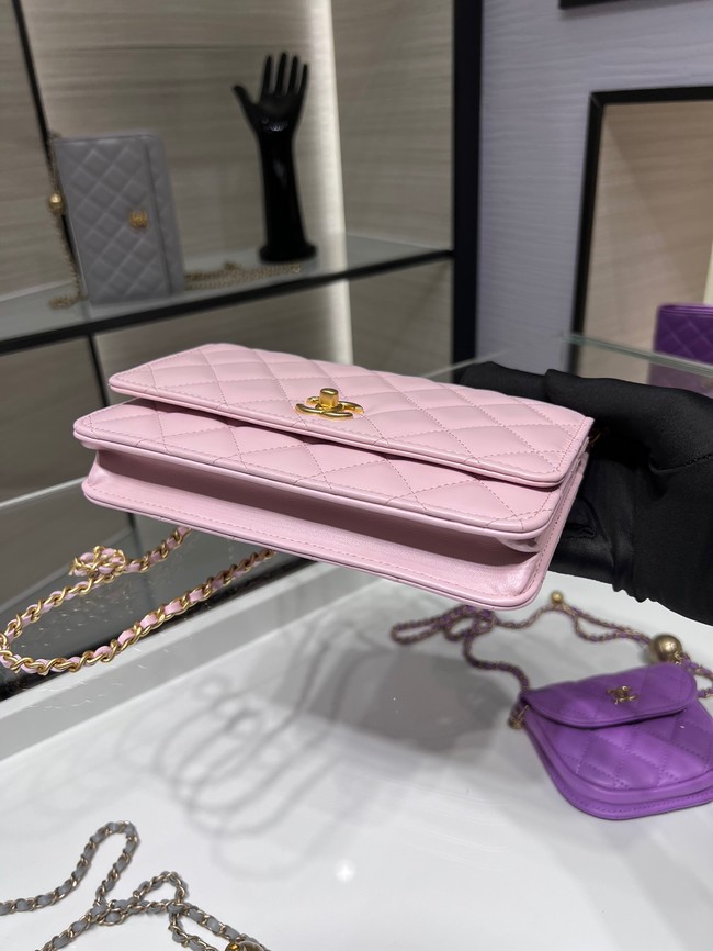 CHANEL WALLET ON CHAIN AP1450 pink