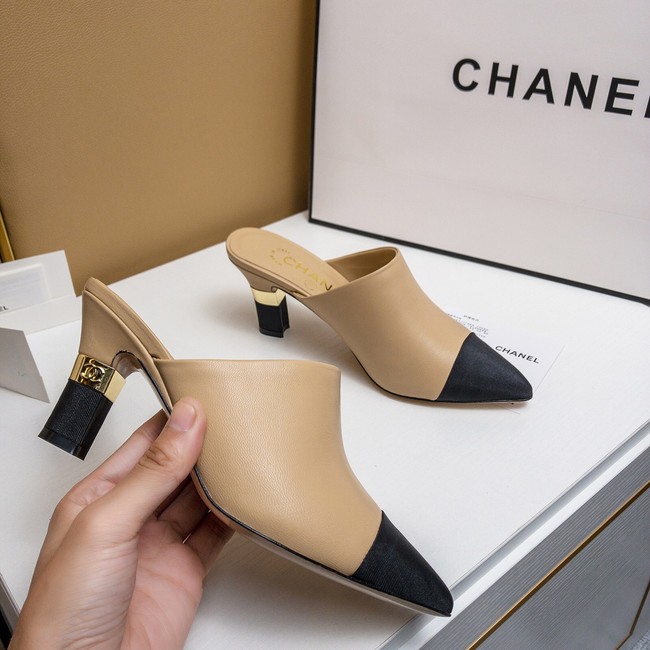 Chanel slipper heel height5CM 41924-1