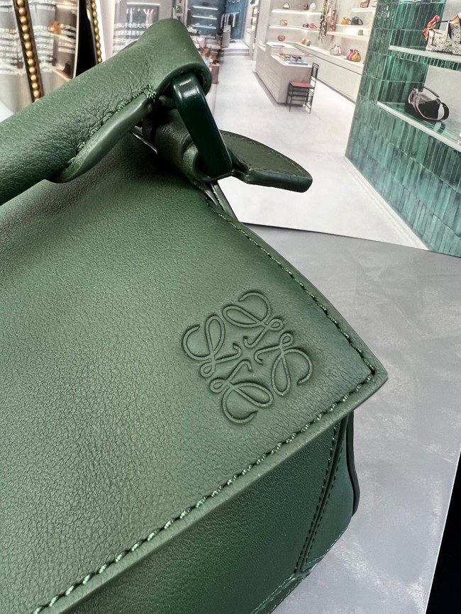 Loewe Puzzle Bag Leather 1310 blackish green