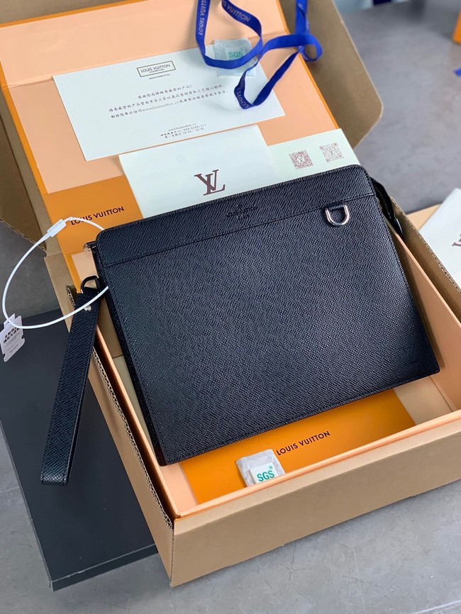 Louis Vuitton POCHETTE VOYAGE MM M81745 black