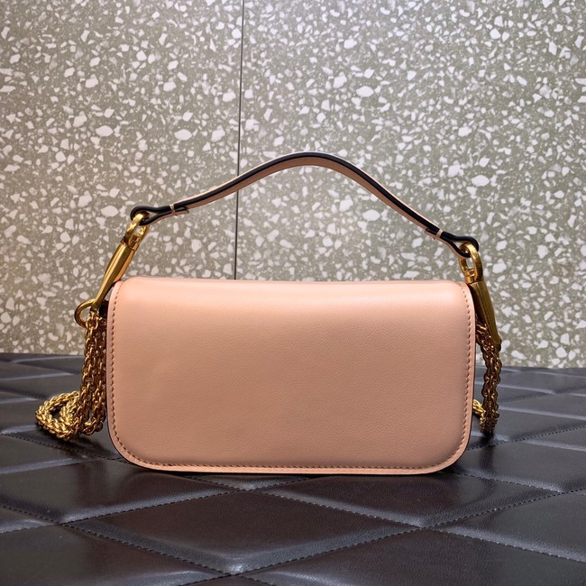 VALENTINO MINI LOCO imitation crystal shoulder bag WB0K53K pink