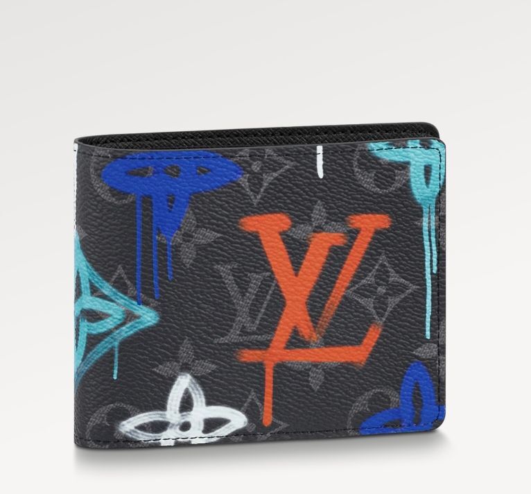 Louis Vuitton MULTIPLE WALLET M81847 Black&Red