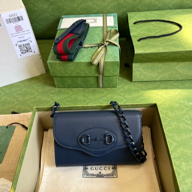 Gucci Horsebit 1955 mini bag 724713 Blue