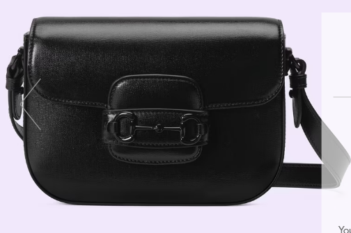 Gucci Horsebit 1955 small shoulder bag 726226 black