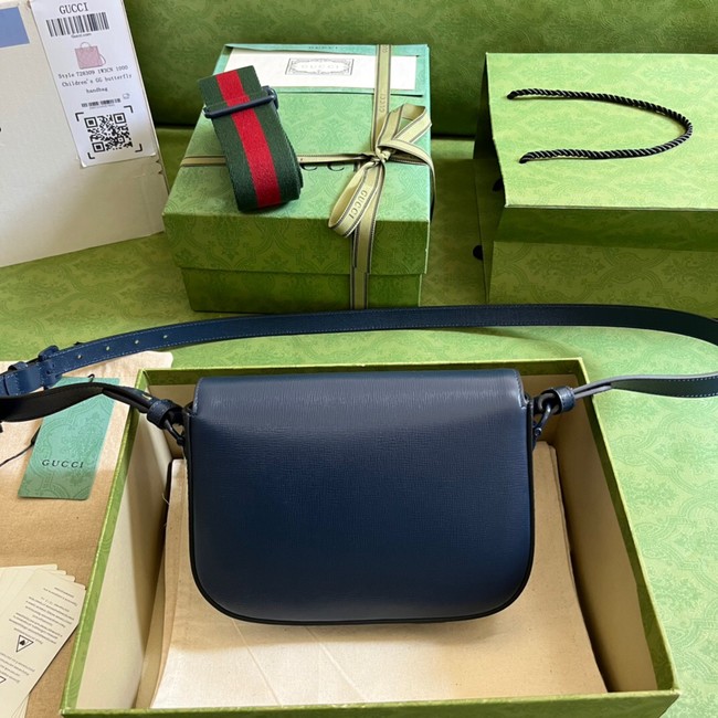 Gucci Horsebit 1955 small shoulder bag 726226 blue