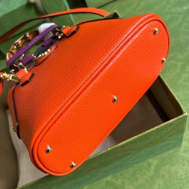 Gucci Diana mini tote bag 715775 Orange