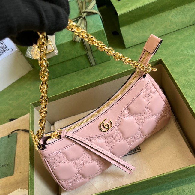 Gucci GG Matelasse handbag 735049 Pink