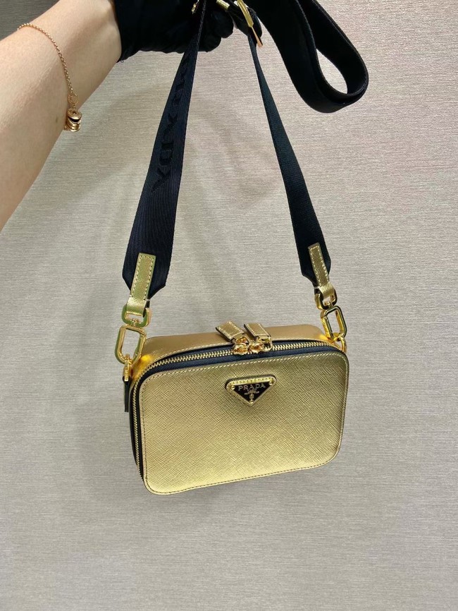 Prada Brique Saffiano leather bag 2VH070 gold