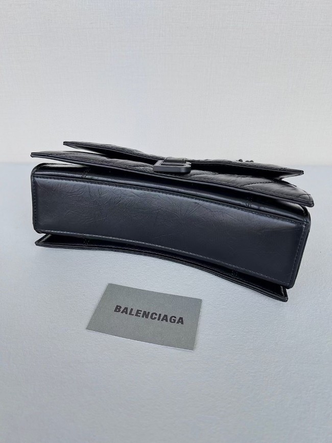 Balenciaga HOURGLASS Wallet With Chain 92885 BLACK