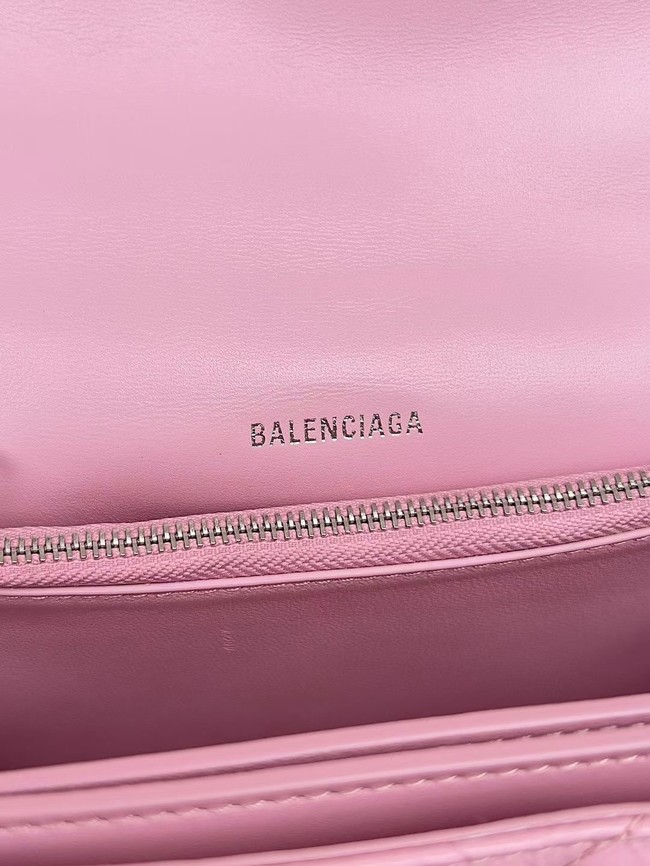 Balenciaga HOURGLASS Wallet With Chain 92885 PINK