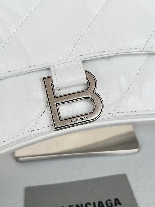 Balenciaga HOURGLASS Wallet With Chain 92885 WHITE