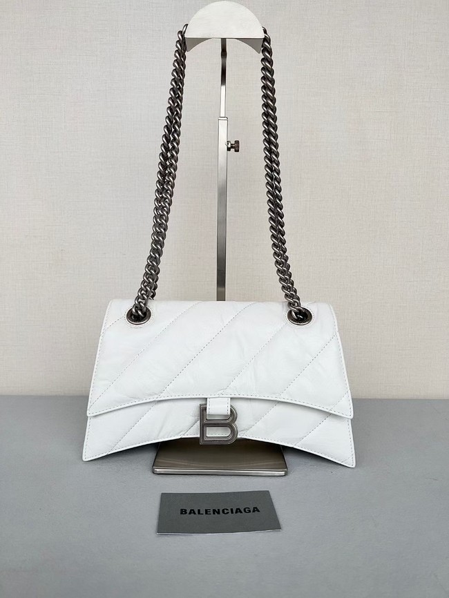 Balenciaga HOURGLASS Wallet With Chain 92885 WHITE