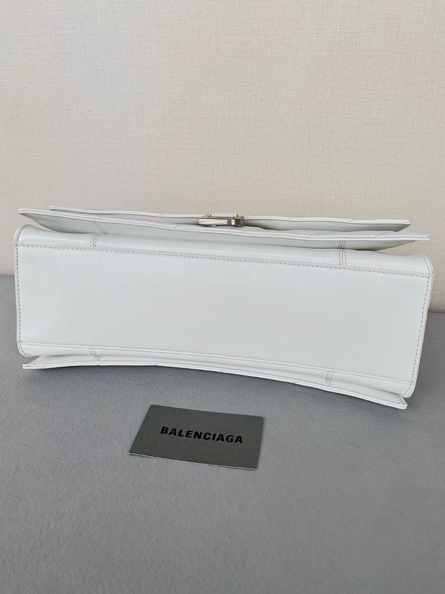 Balenciaga HOURGLASS With Chain 92886 WHITE