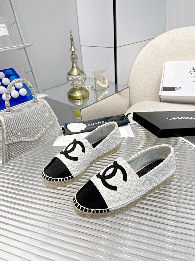 Chanel ESPADRILLES Cotton Tweed & Grosgrain 91982-5