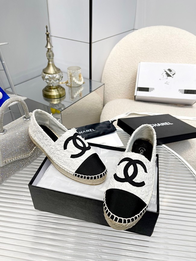 Chanel ESPADRILLES Cotton Tweed & Grosgrain 91982-5