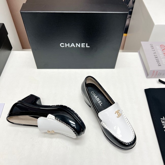 Chanel Calfskin LOAFERS heel height 4.5CM 91991-2