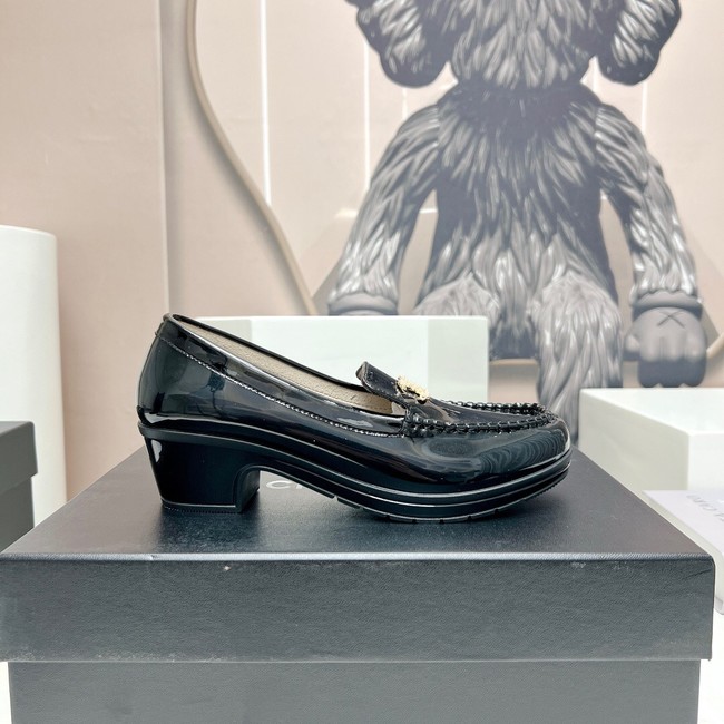 Chanel Calfskin LOAFERS heel height 4.5CM 91991-3