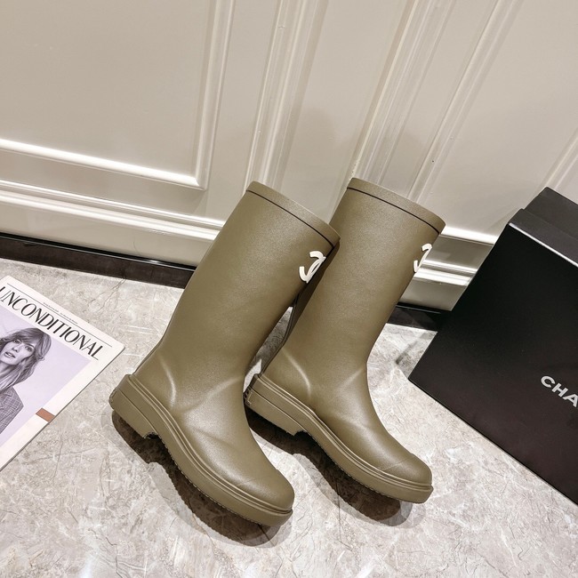 Chanel rain boot 92014-2