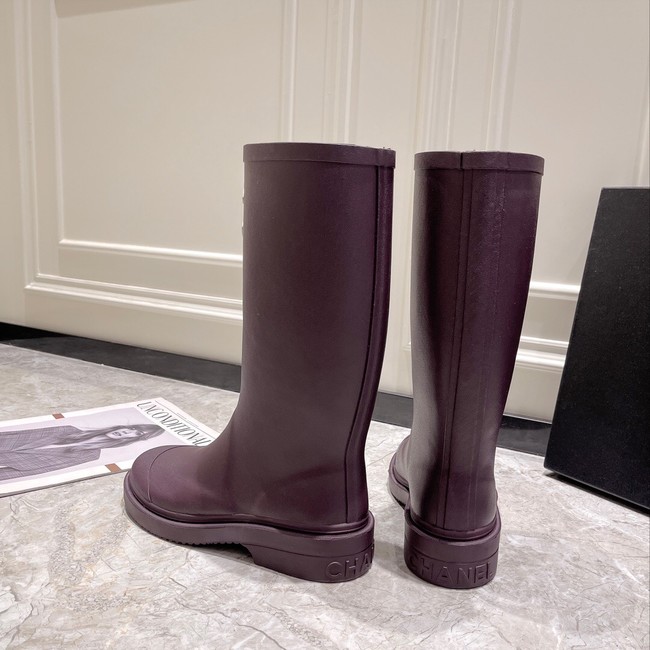 Chanel rain boot 92014-4