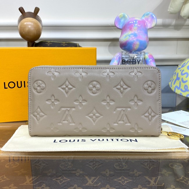 Louis Vuitton ZIPPY WALLET M81510 Taupe Brown