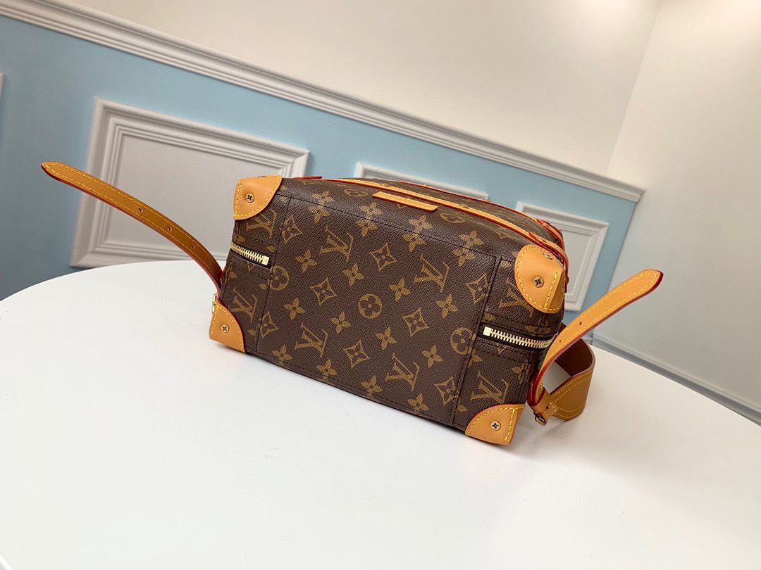 Louis Vuitton Monogram Canvas Original Leather Backpack M44752