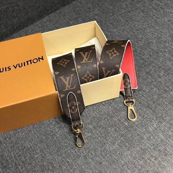 Louis Vuitton Monogram Canvas Strap 97CM Red Jo2284M20