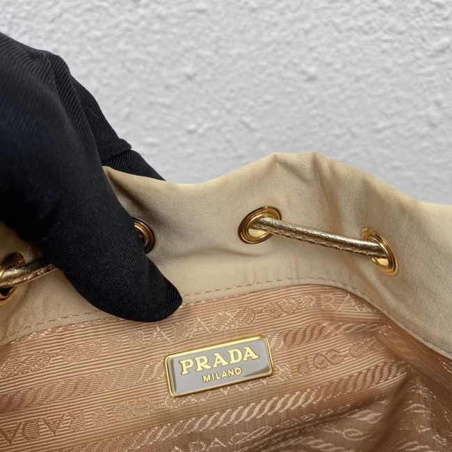 Prada Satin mini-bag with crystals 1BE067 Platinum