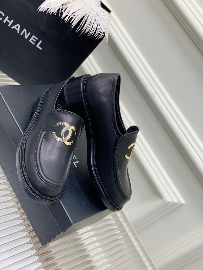 Chanel Calfskin LOAFERS heel height 5.5CM 92039-3