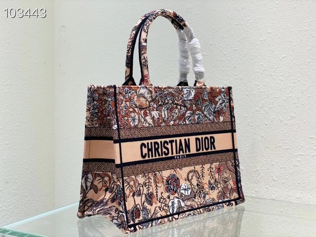 MEDIUM DIOR BOOK TOTE Embroidery M1296Z-30