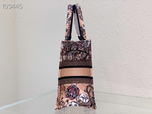 SMALL DIOR BOOK TOTE Embroidery M1265ZR