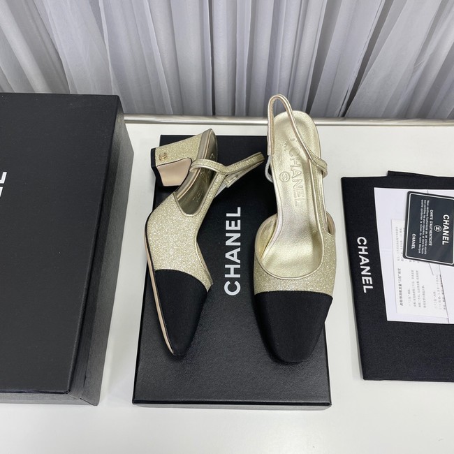 Chanel sandal heel height 6CM 92092-3