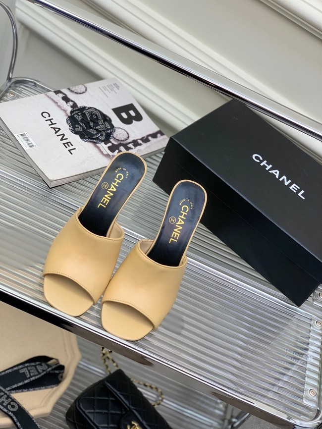 Chanel slippers heel height 8CM 92102-8