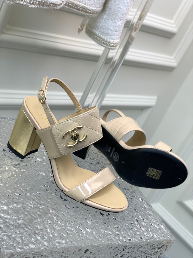 Chanel sandal heel height 8CM 92136-3