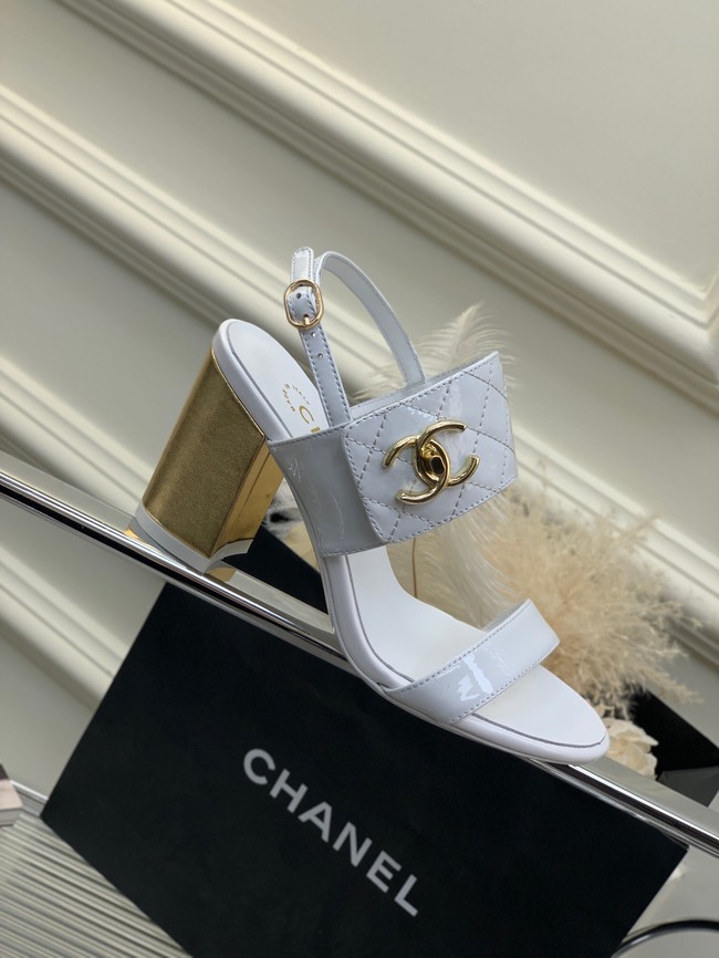 Chanel sandal heel height 8CM 92136-5